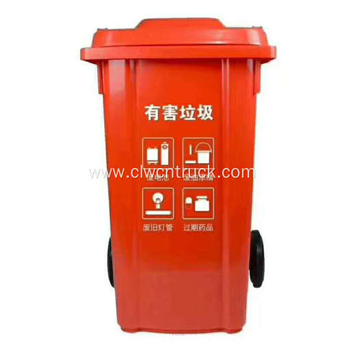 High quality mobile outdoor 50-240L plastic rubbish bin